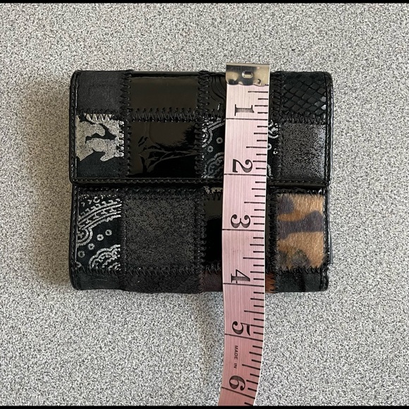 Braccialini Italy Patchwork Leather Wallet - Picture 9 of 11